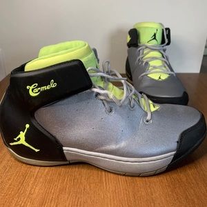 Nike Air Jordan Melo 1.5 Mens 9.5- Wolf Gray Volt